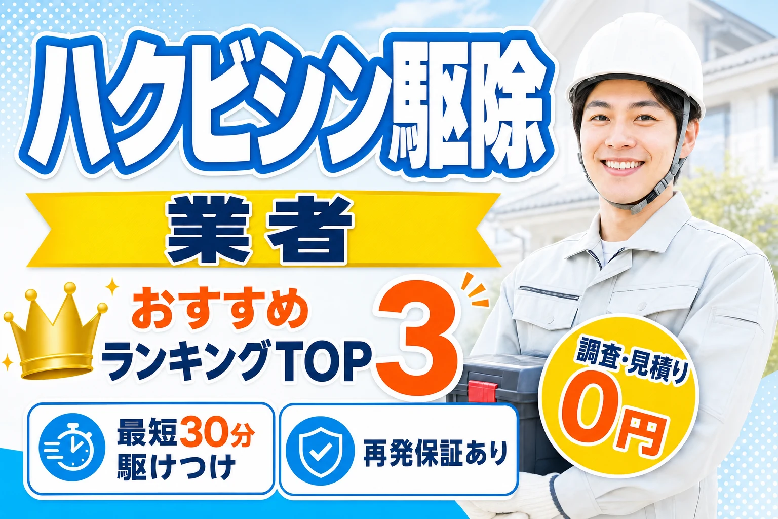 ハクビシン駆除業者おすすめランキングTOP3｜料金・保証・スピードで徹底比較