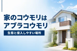家に住みつくコウモリはアブラコウモリ